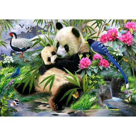 Panda - Full Round Diamond Painting