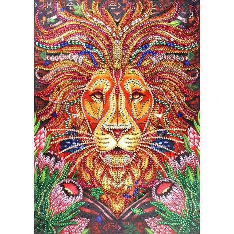 Lion - Crystal Rhinestone Diamond Painting