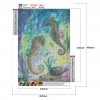Sea Horse  - Full Round Diamond Painting