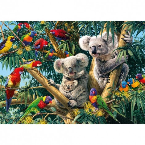 Iridescence Koala - Full Round Diamond Painting