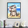 Sea Snail Cat - Full Round Diamond Painting