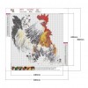 Rooster - Full Round Diamond Painting