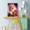 Winning Cat - Full Round Diamond Painting