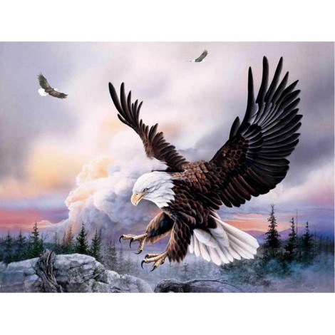 Eagle - Full Round Diamond Painting