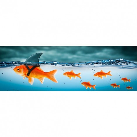 Fish  - Full Round Diamond Painting(80x30cm)