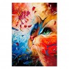 Colorful Cat - Full Round Diamond Painting