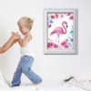 Flamingo Bird - Full Round Diamond Painting