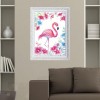 Flamingo Bird - Full Round Diamond Painting