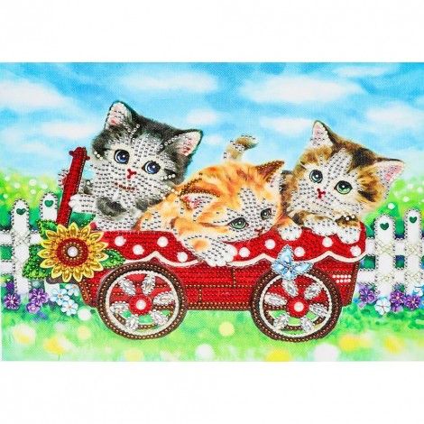 Cat  - Crystal Rhinestone Diamond Painting