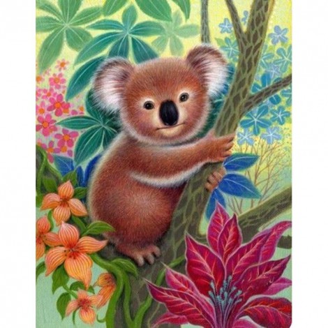 Koala - Full Round Diamond Painting