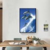 Dolphin - Full Round Diamond Painting