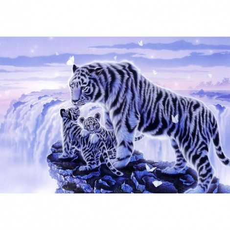 Tiger - Full Round Diamond Painting