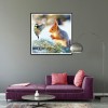 Bird And Squirrel - Full Round Diamond Painting(30*30CM)