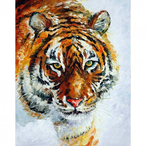 Tiger - Full Round Diamond Painting