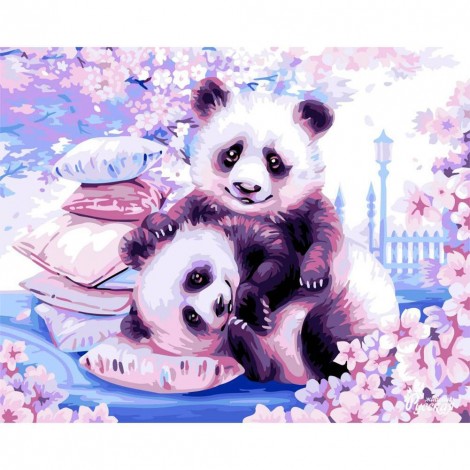 Panda - Full Round Diamond Painting