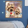 Cute Dog - Full Round Diamond Painting