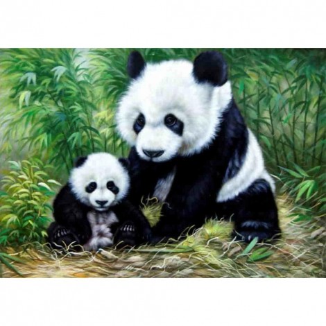 Panda - Full Round Diamond Painting