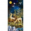Gold Deer - Full Round Diamond Painting(85*45cm)