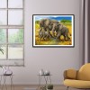 Elephant Family - Full Round Diamond Painting
