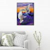 Flying Eagle Lavender - Full Round Diamond Painting