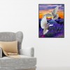 Flying Eagle Lavender - Full Round Diamond Painting