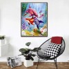 Colorful Dolphin - Partial Round Diamond Painting