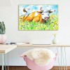 Cattle- Full Round Diamond Painting