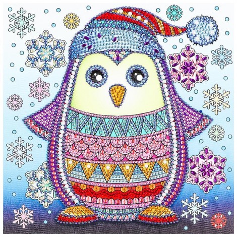 Penguin - Crystal Rhinestone Diamond Painting