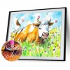 Cattle- Full Round Diamond Painting