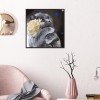 Cat Rose - Full Round Diamond Painting