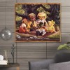 Teddy Family - Full Round Diamond Painting