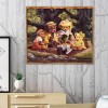 Teddy Family - Full Round Diamond Painting