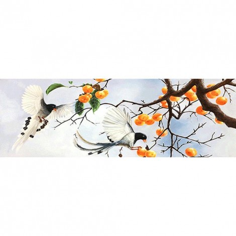Branch Bird - Full Round Diamond Painting(80x30cm)