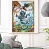 Naughty Cat - Full Round Diamond Painting