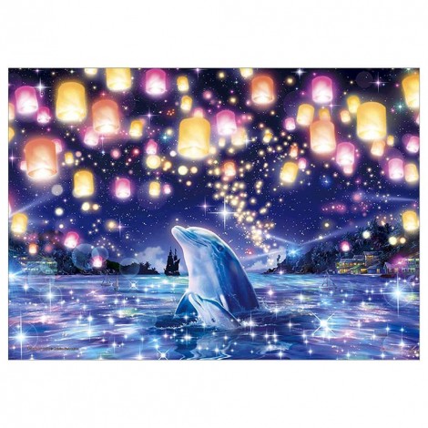 Dolphin - Partial Round Diamond Painting