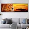 Lion - Full Round Diamond Painting(80x30cm)