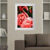 Flamingo Bird - Full Round Diamond Painting