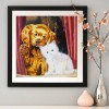 Dog and Cat - Full Round Diamond Painting