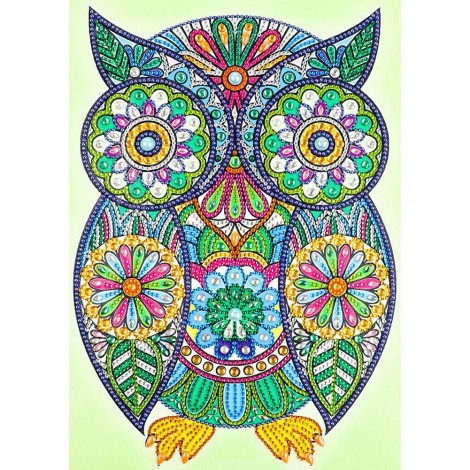 Owl - Crystal Rhinestone Diamond Painting