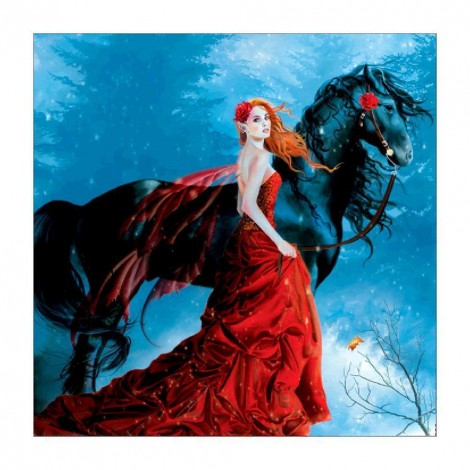 Beauty Horse - Full Round Diamond Painting