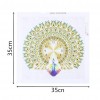 DIY Peafowl Special Shaped Diamond Painting Embroidery Clock Home Decor