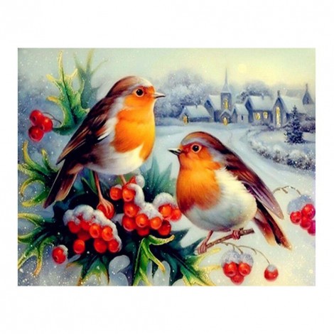 Birds - Full Round Diamond Painting
