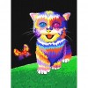 Colorful Cat - Full Round Diamond Painting
