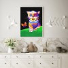 Colorful Cat - Full Round Diamond Painting