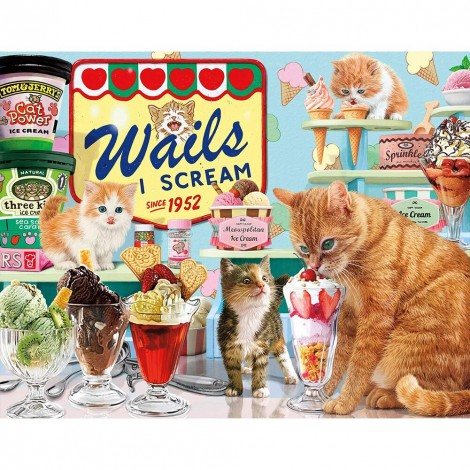 Cat -Full Round Diamond Painting