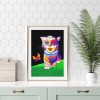 Colorful Cat - Full Round Diamond Painting