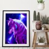 Moonlight Wolf - Full Round Diamond Painting