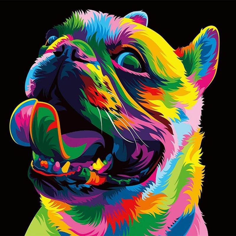 Colorful Dog - Full ...