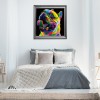 Colorful Dog - Full Round Diamond Painting