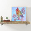 Flower Parrot-Partial Round Diamond Painting